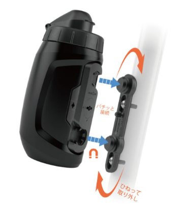 【FIDLOCK】ボトルケージレスのボトル、という選択もあります！